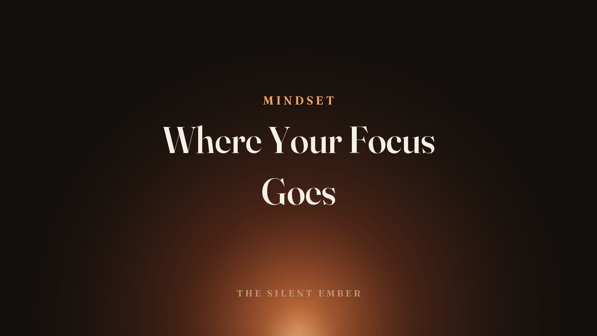Where Your Focus Goes — The Silent Ember
